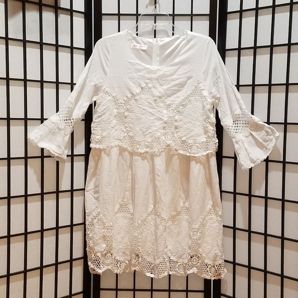 Antique Lace Mini Dress